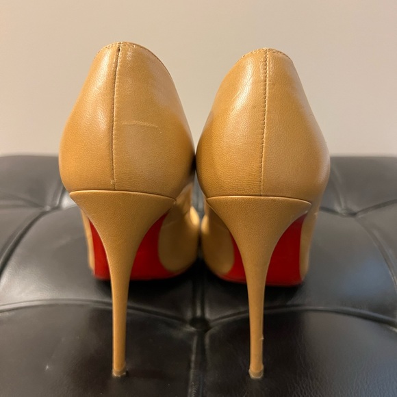 Christian Louboutin Shoes - Christian Louboutin Nude Peep Toe 120